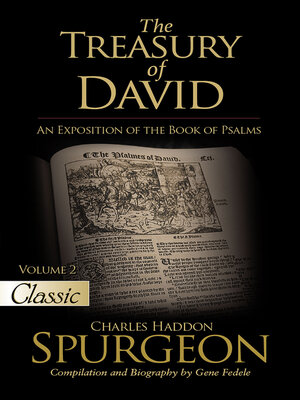 cover image of The Treasury of David: An Exposition of the Book of Psalms, Volume 2